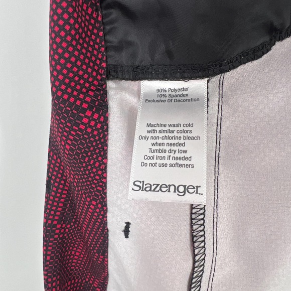 Slazenger Womens Size 14 Golf Pants Red Stretch Outdoor Activewear Hydro-Dri - Picture 8 of 8